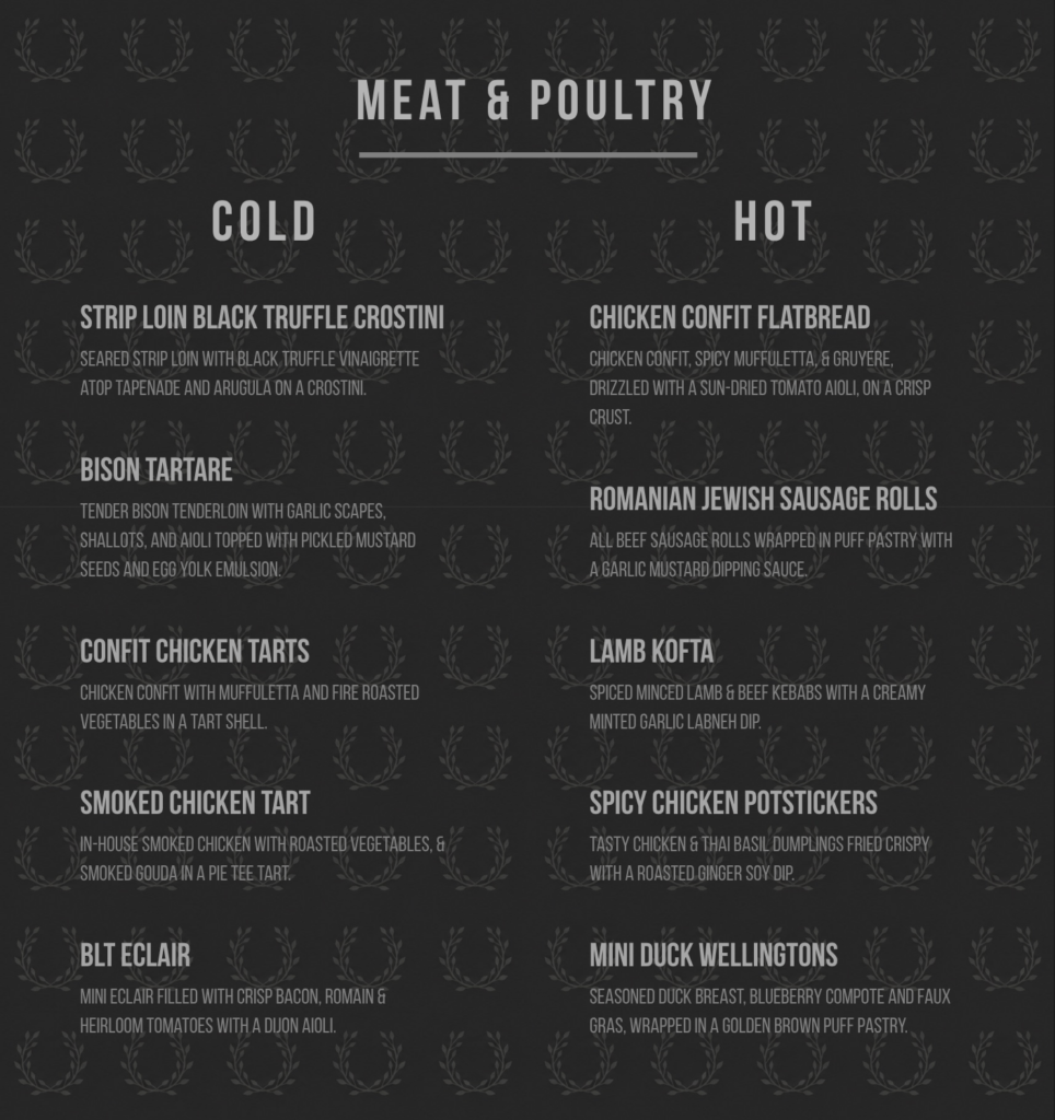 Meat_Poultry Hor D'oeuvres